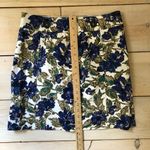 Brooks Brothers 1818 Red Fleece NWOT Women's Floral Mini Skirt Size 6 Blue Photo 6