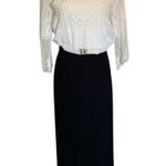 Worthington  petite medium size pleated skirt midi black nwt Photo 9