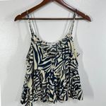 Patrons of Peace  Boho Tiered Cami‎ Top Abstract Print Sleeveless Tank Medium Photo 1