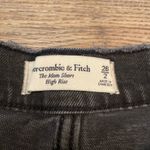 Abercrombie & Fitch Mom Short High Rise Black Jean Shorts Women's size 2 / 26 Photo 1