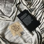 Chaser Women's Zebra Print Long Sleeve Jumpsuit S Ribbed Knit deep V loungewear Photo 3