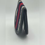 Gucci Coin Purse GG Coated Brown Canvas Web Navy & Red Stripe - Vintage Photo 2