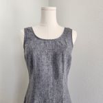 American Vintage Vintage 90s Gray Sleeveless Sheath Mini Dress Minimalist Office Wear S Photo 1