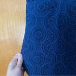 Southern Tide Summerset Mesh Crochet One Piece Swimsuit in Yacht Blue Size XS Photo 8