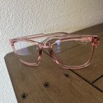 Quay Australia Hardwire Crystal Pink Frame Blue Light Crystal Clear Sunglasses Photo 4