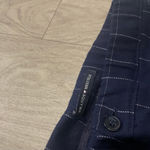 Brandy Melville Navy Checkered Straight Leg Pants Photo 1