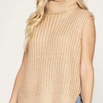 She & Sky Chunky turtleneck sweater vest  Photo 0