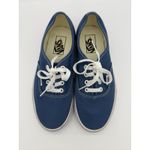 Vans  Lace Up Sneakers (Womens 7.5, Mens 6) Blue Classic Canvas Travel Vacation Photo 1