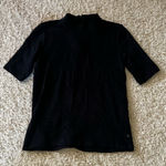 Abercrombie & Fitch Abercrombie black mock neck essential t shirt size S Photo 0
