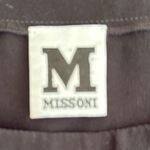 Missoni  100% Silk Black Blouse European Size 40 Photo 3