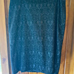 Worthington  Black Damask Print‎ Pencil Skirt Career Office Size 14 Photo 0