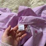 Camila Coelho  Elliot Shirt Dress In Pink Lilac 100% Cotton Photo 9