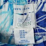 Sigrid Olsen  Tropical Linen Pants Size Medium Flowy Beach Summer Vacation Boho Photo 3