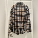 Koolaburra by Ugg Like New Oversized Fleece Sherpa Black/Tan Jacket, Medium Photo 5