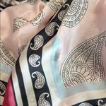 Sunday State |Paisley Silk Scarf Set Pink Photo 3
