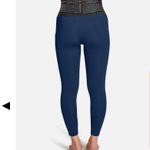 NWT Tommie Copper Adjustable Back Support Ankle Length Leggings Navy Sz Large Blue Photo 2