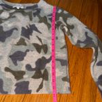 White + Warren Essential 100% Cashmere Camouflage Crewneck Sweater Green Photo 7