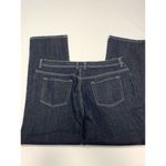 Gloria Vanderbilt Amanda Women's Straight Wide Leg Cotton Stretch Blue Size 16P Photo 6