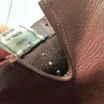 Saks 5th Avenue Saks fifth Avenue genuine leather silk lined brown gloves perforated size 7 Photo 5