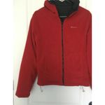Champion Women's Active Print Full Zip Jacket Coat Size Small Black Red Photo 6