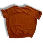 Aerie  Short Sleeve Crew Neck Sweatshirt Rust Orange Size XS Baggy Oversized Photo 3
