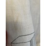 Vintage 1990s Hey Max! Linen Tunic Button Up Shirt‎ Women Size Small Art To Wear White Photo 9