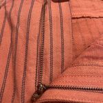 NYDJ Womens Pants Rust Orange Pinstripe Cropped Flare Size 6 Photo 8