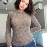 Jennifer Moore Brown Multicolor Knit Sweater Photo 3