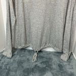 Juicy Couture Women Drawcord Boatneck Pullover Size XL Gray Long Sleeves Photo 3