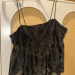 Urban Outfitters  Black Babydoll Top Photo 0