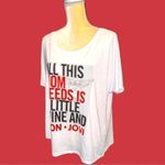 Bella Canvas Nwot! Super cute T-shirt for Bon Jovi lovers !! Photo 4