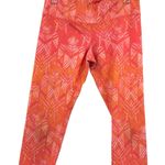 Alo Size Medium Leggings Pink Geometric Capri Cropped Athletic Gym‎ Running Photo 0