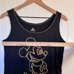 Disney  Parks Embroidered Mickey Mouse Black Tank Top Women’s Size Medium Photo 5