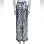 Alice + Olivia Paisley Wide Leg Graphic Patterned Drawstring Pants Lounge Comfy Photo 4