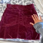 Forever 21 Red Velvet Skirt Photo 1