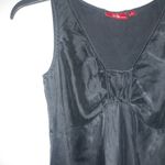 Oscar de la Renta  8 Sleeveless Silk Top in Dusty Black Photo 1