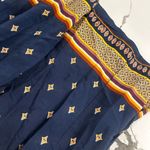 a.n.a  Navy and Yellow Patterned Pants NWT Photo 1