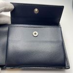 Saint Laurent Men’s Navy Blue Caviar Leather Wallet Photo 3