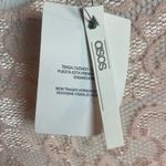 ASOS  Size 8 Long Lace Sleeve Mini Dress Pink Open Back Ballet Dantiy Feminine Photo 3