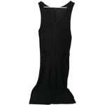 Quince  Ribbed Maternity Nursing Jumpsuit Relaxed Snaps Pockets Black XL Photo 1