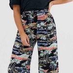 Free People Brand New Blue Lagoon Print Pants Photo 1