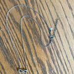 infinity Necklace 14k White Gold Photo 3