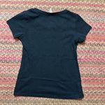 RETRO ADVICE SAVE YOUR BREATH BLACK BAR TEE Photo 3