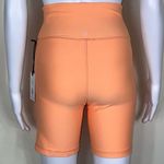 We Wore What  Solid Lace Up Biker in Peach Cobbler Photo 4