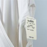 Piazza Sempione NWT Cream V-neckline Short Sleeve Blouse Size IT 44/10 Photo 2