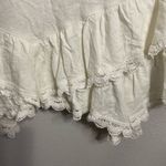 Derek Lam  10 Crosby Jay Ruffle Hem T-Shirt Dress in Soft White size M NWOT Photo 2