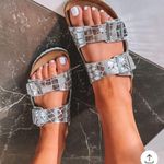 Birkenstock Arizona Gator Gleam Two-Strap Comfort Sandal Photo 2