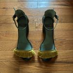 Anthropologie LAB FRINGED HEELS Photo 1