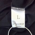 Mango Pop Black Long Sleeve Turtleneck Bodysuit NWT Size Large Black Bodysuit Photo 5