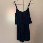 Top Shop Teal romper shorts US size 4 Small S Excellent Condition Photo 3